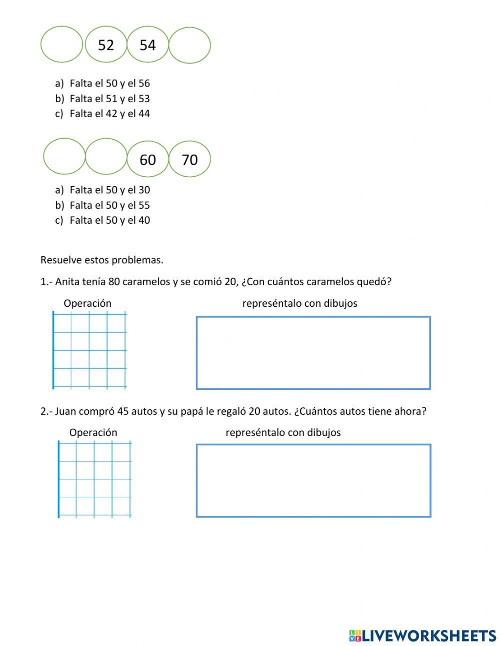 Secuencias numéricas resolución de problemas