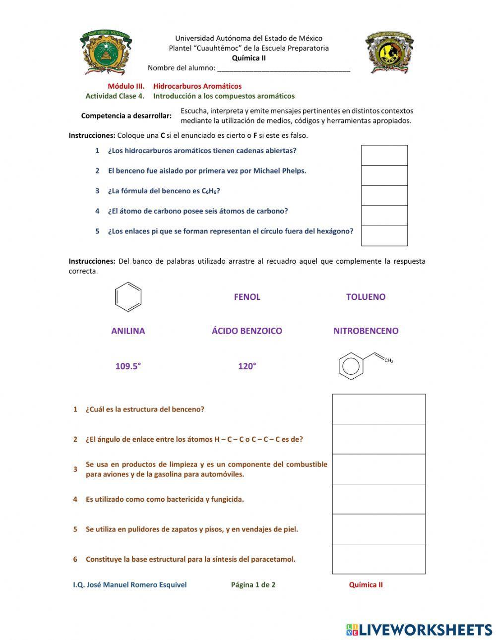 Hidrocarburos aromaticos