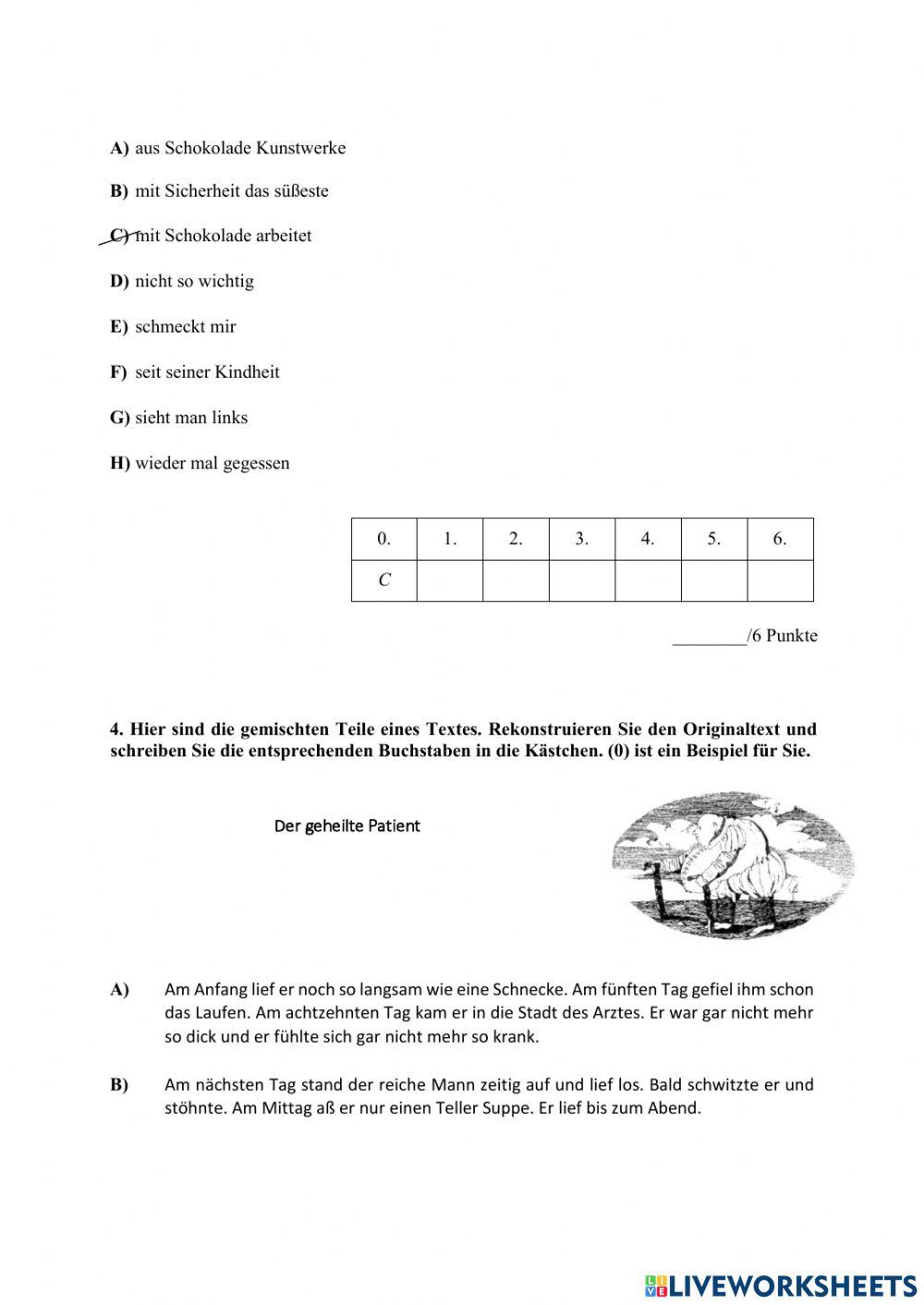 Abitur - Leseverstehen Oktober 2017