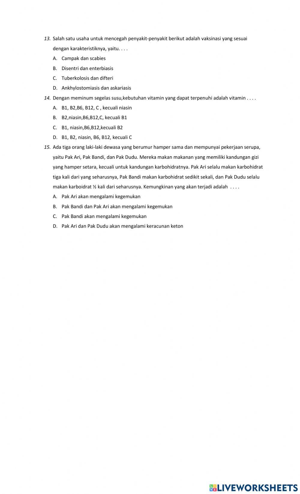 Quiz ke 2 konsep dasar ipa