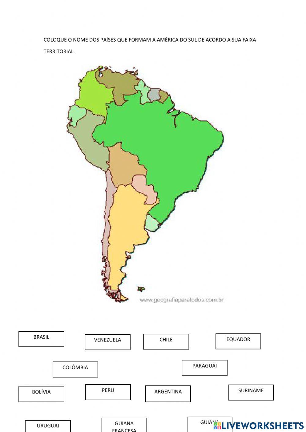 Países da América do Sul