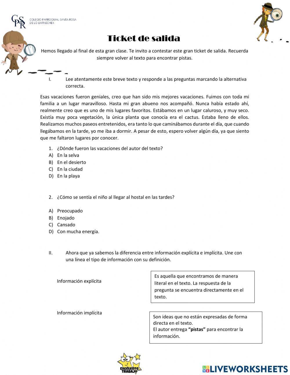 Información implícita