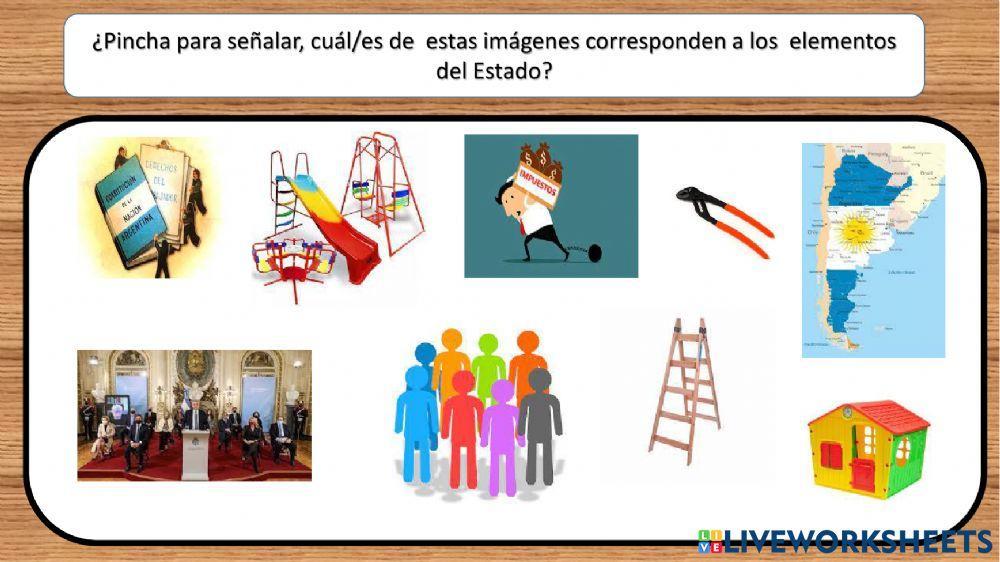 Estado, Constitución Nacional y división de poderes.