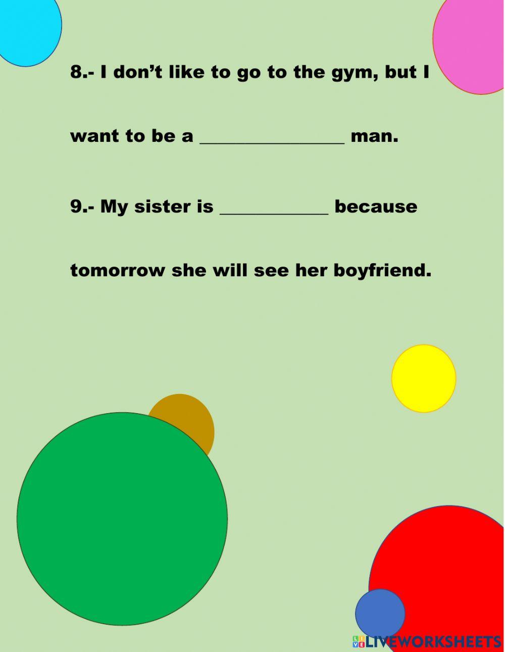 Qualifying adjectives