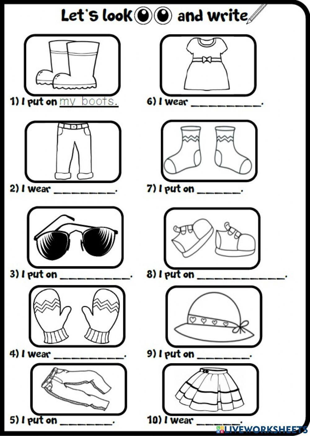 4.8. My Clothes 4.8. My Clothes