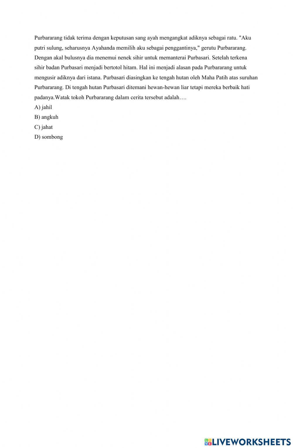 Latihan ASPD Bahasa Indonesia