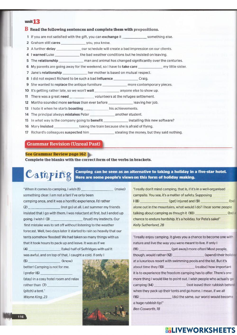 Use of English B2 - Unit 13