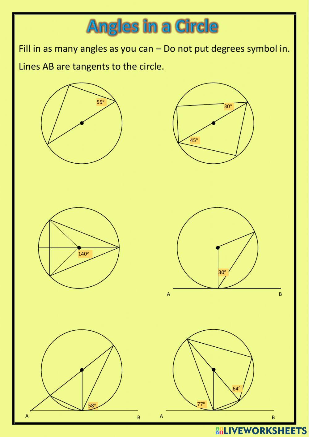 National 5 - Angles in a Circle