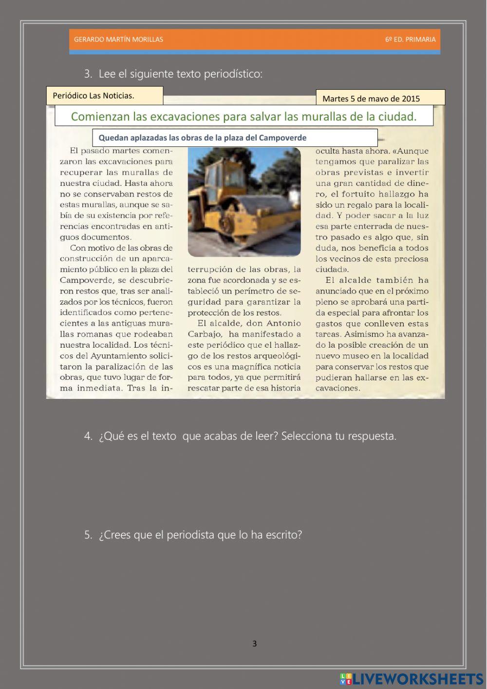 Competencia lectora. Tarea 13.