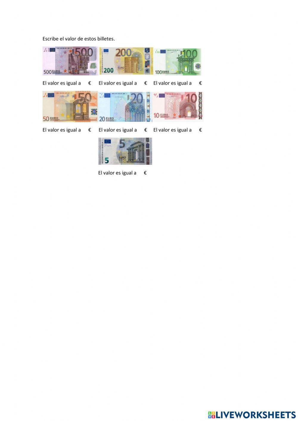 Cálculo Con monedas