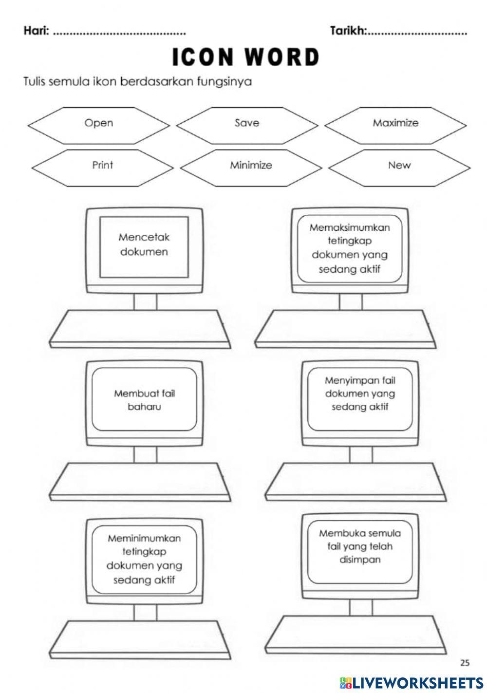TMK - FUNGSI ICON MS WORD