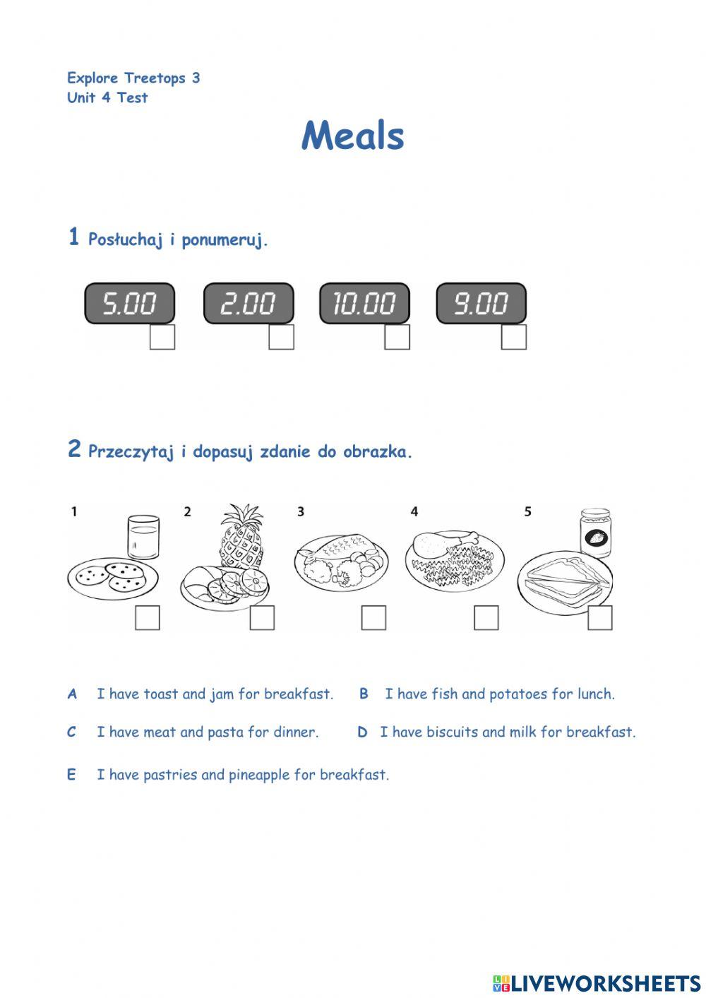 Explore Treetops 3 Unit 4