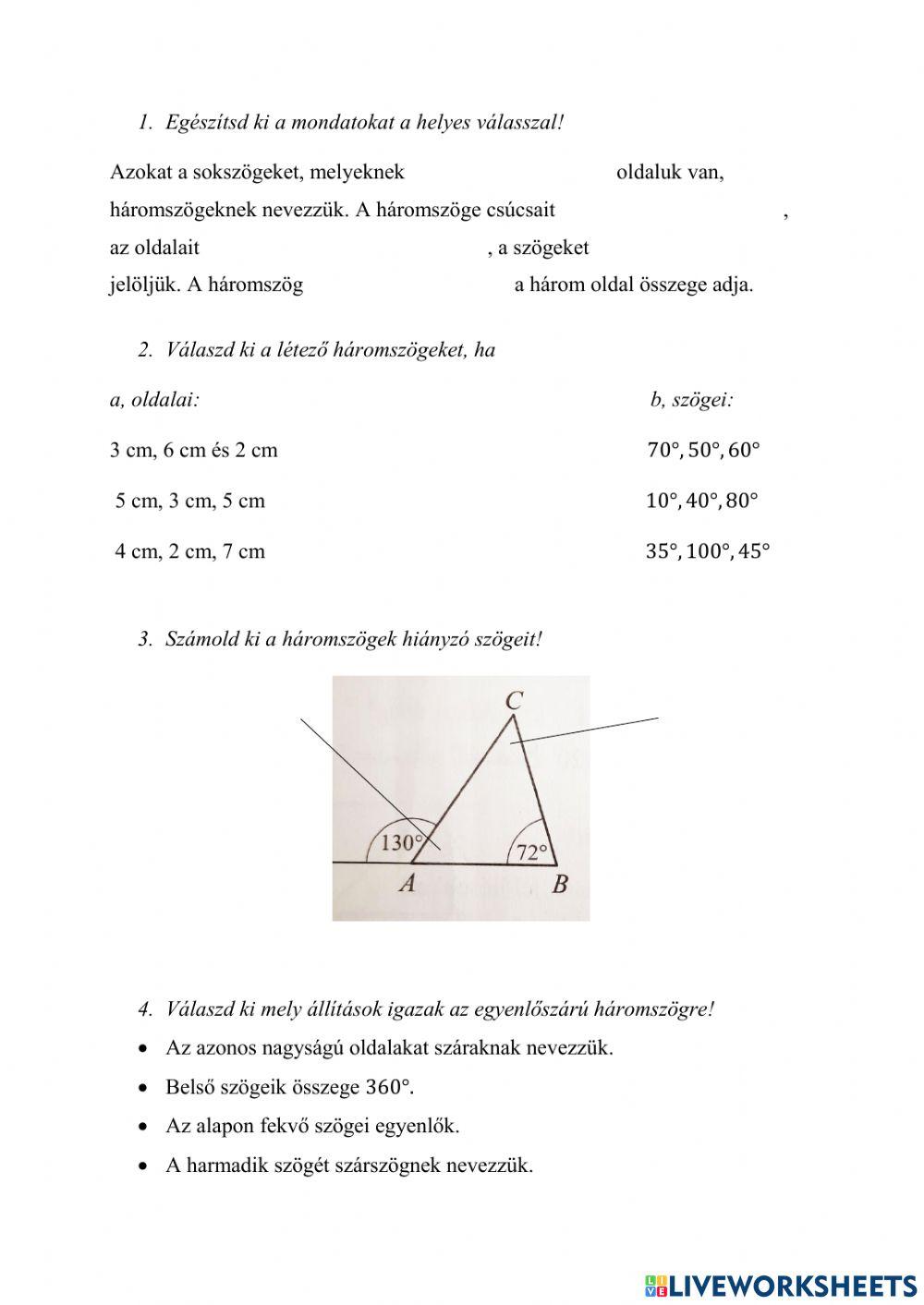 Háromszögek-fogalmak