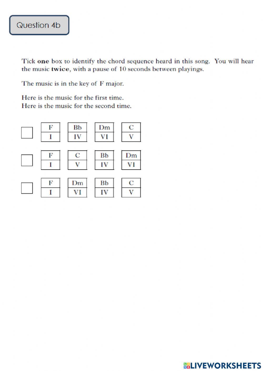 National 5 Practise Question 4b