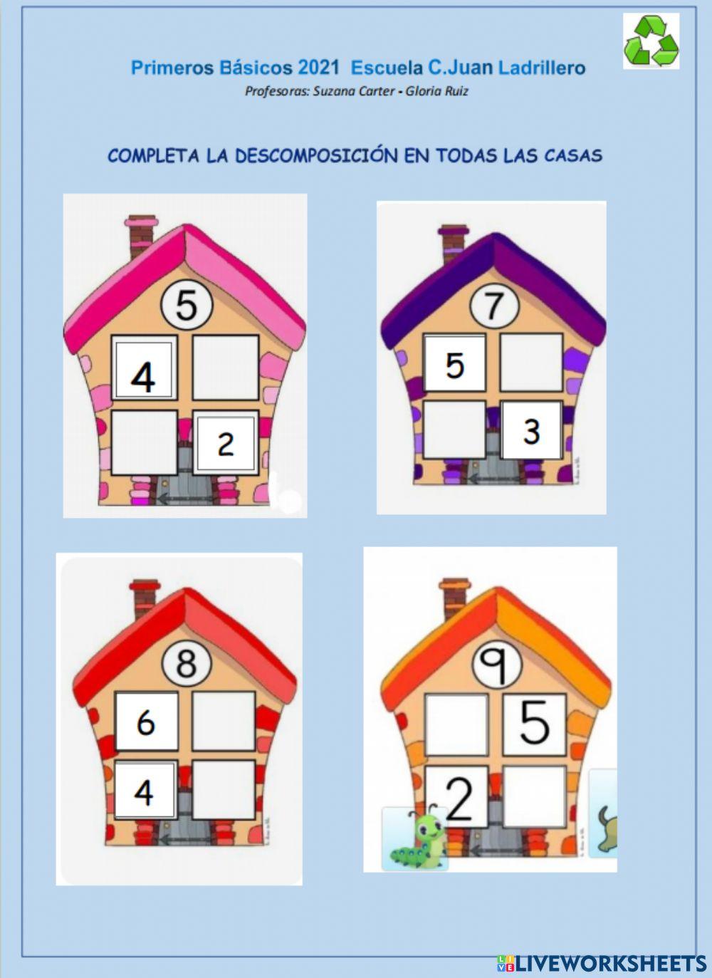 Descomposición de números