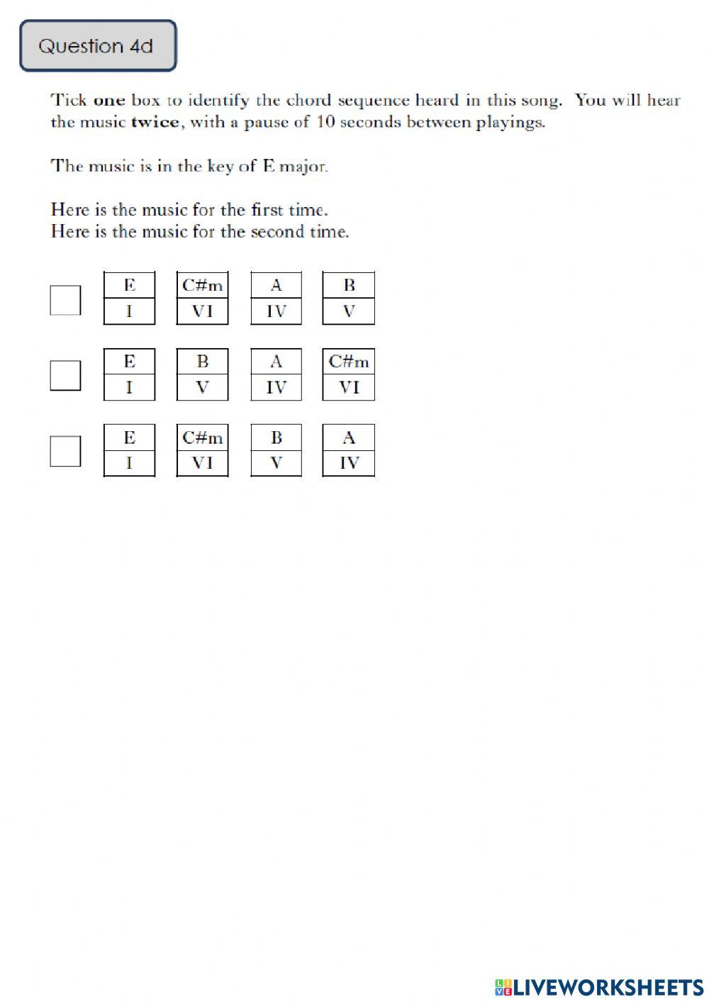 National 5 Practise Question 4d