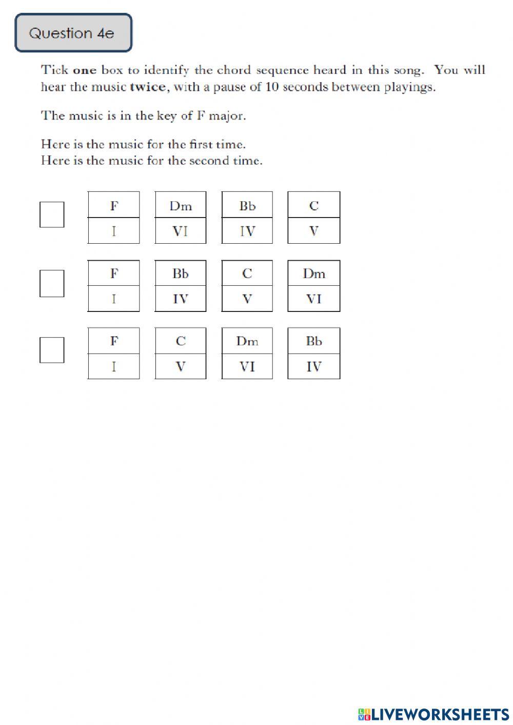 National 5 Practise Question 4e