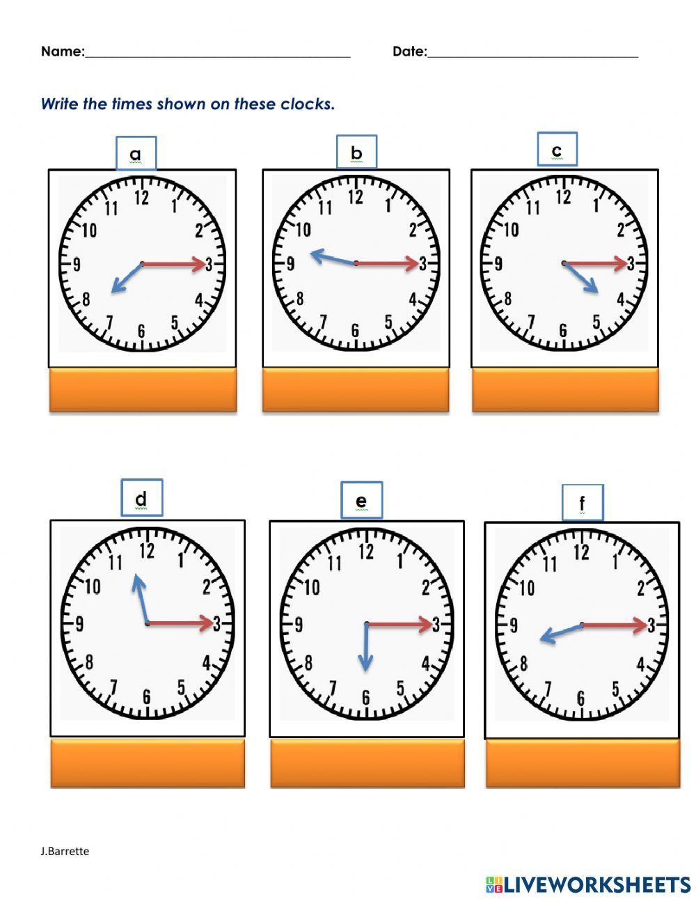 Quarter Past The Hour