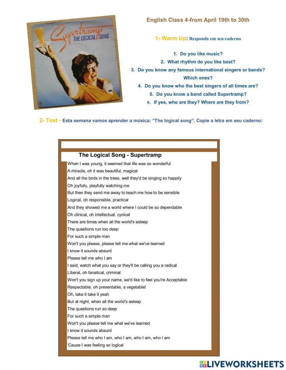 Supertramp-The logical song