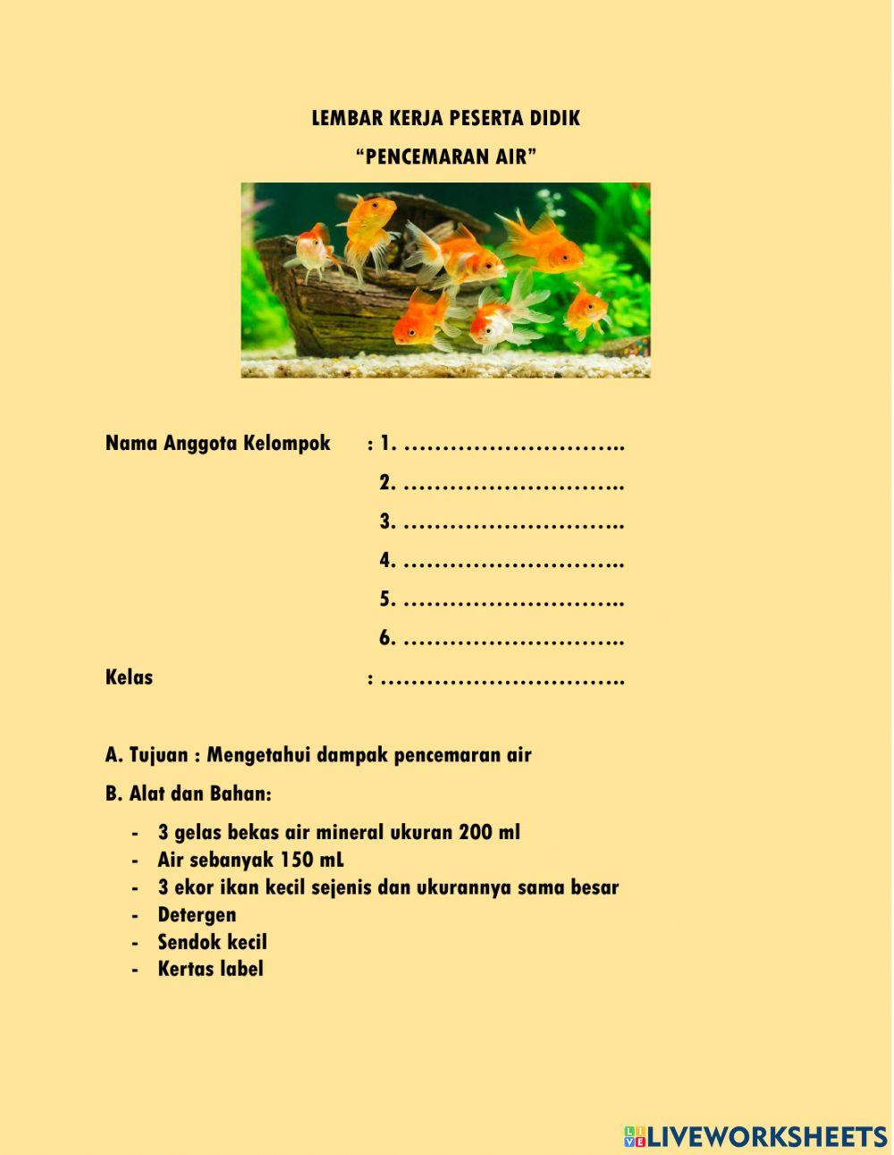 Lembar kerja peserta didik (lkpd)