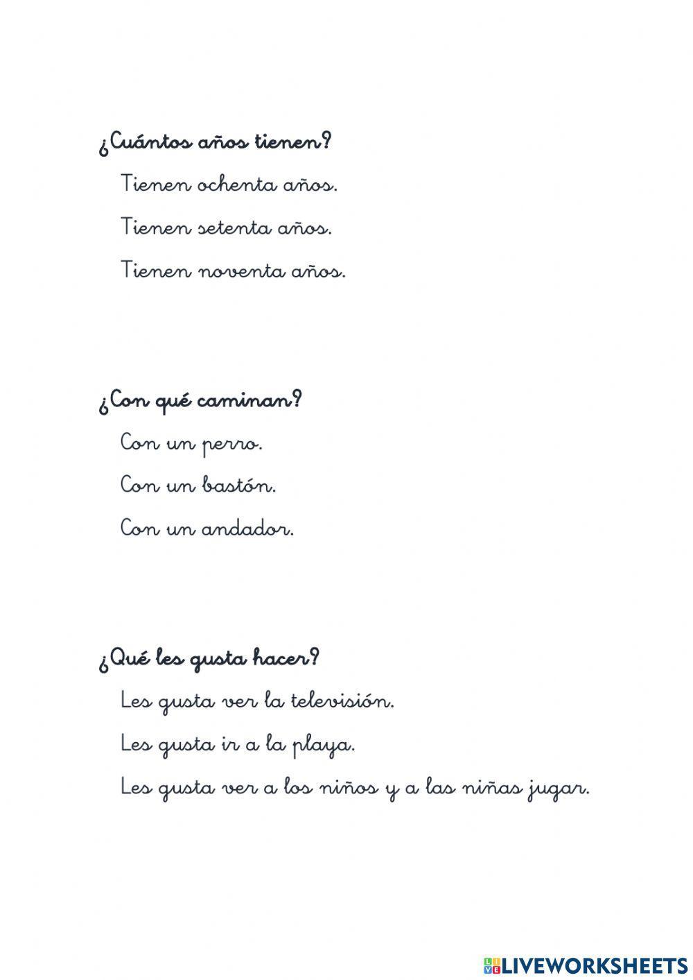 Comprensión lectora 2