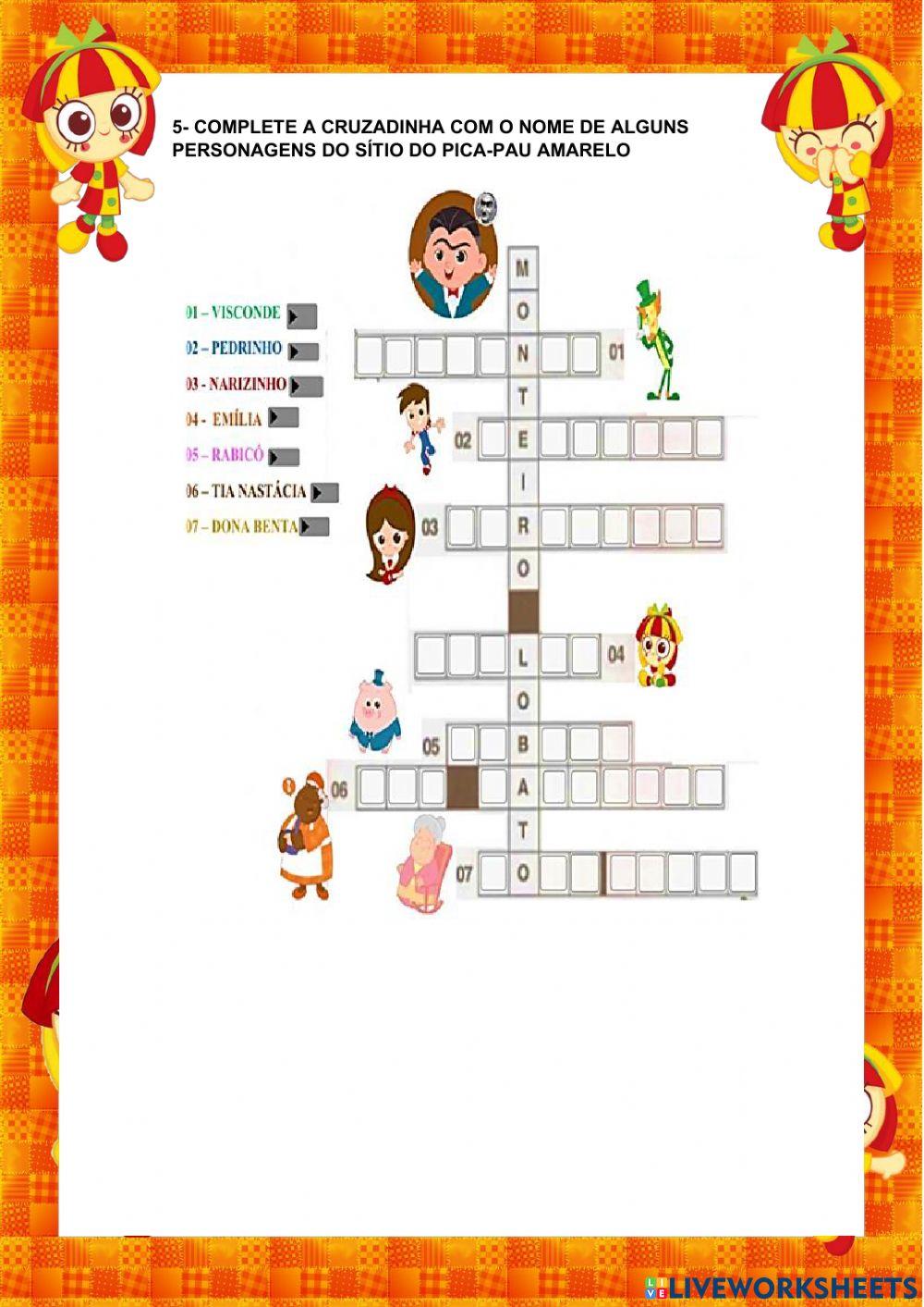 Atividade de Língua Portuguesa - Dia do livro infantil