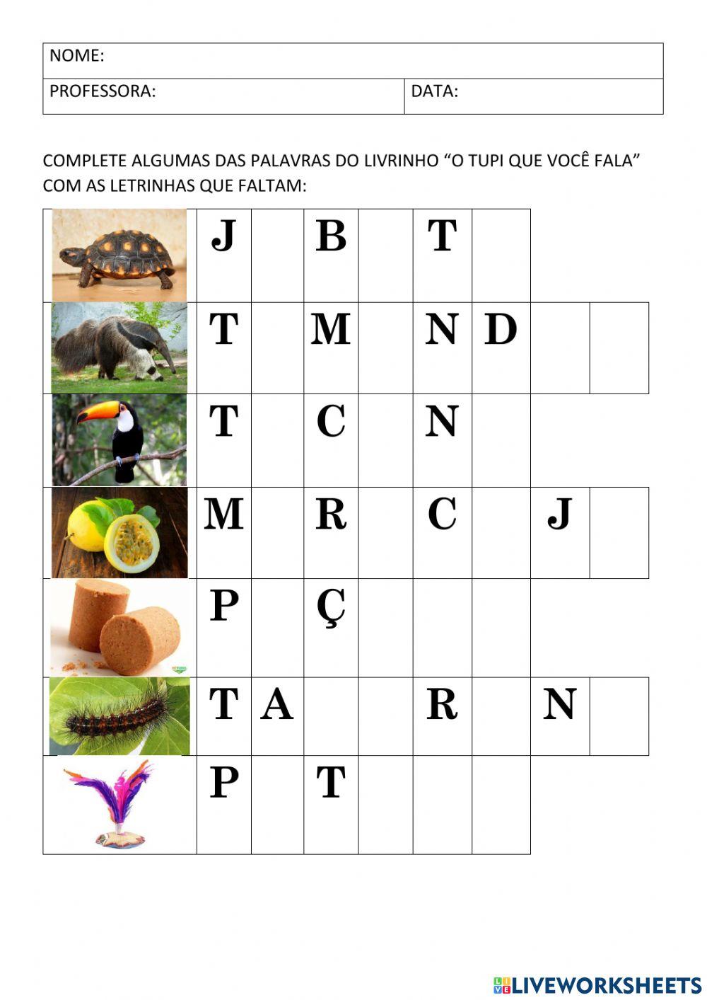 O tupi que você fala