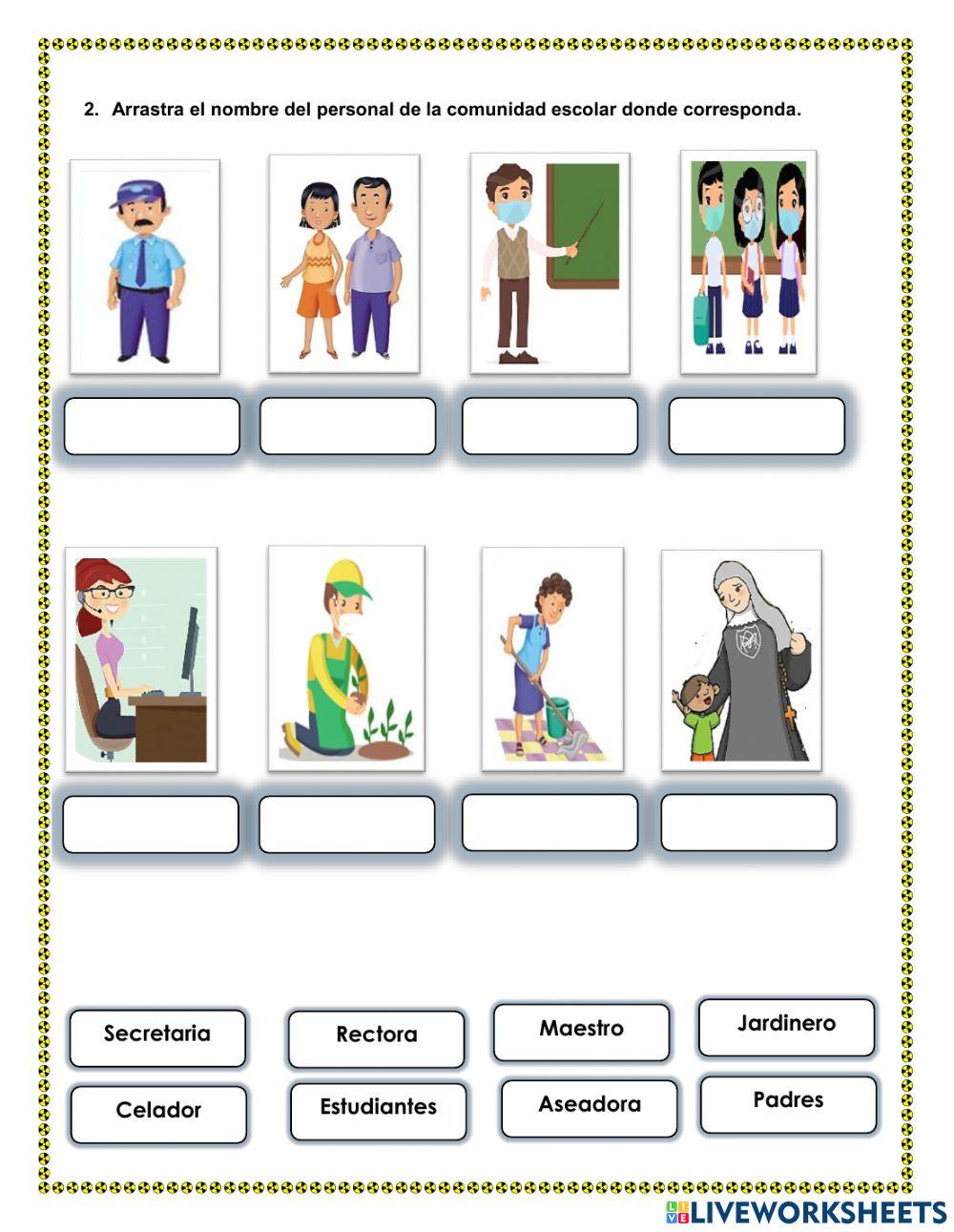 dependencias y personal de la institución