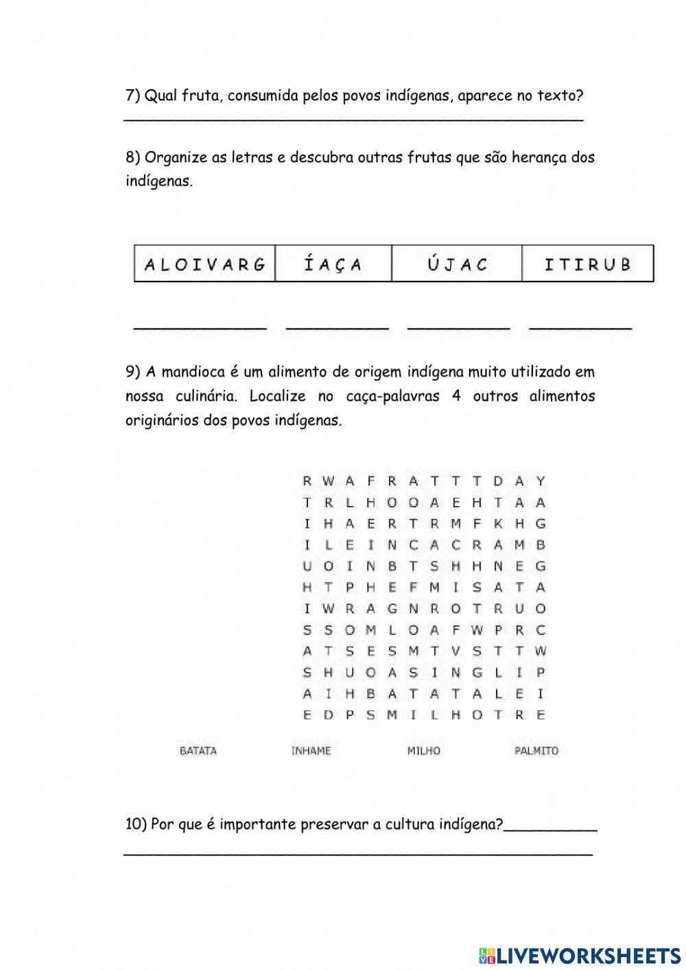 ATIVIDADES REMOTAS KABU, O PEQUENO CAIAPÓ