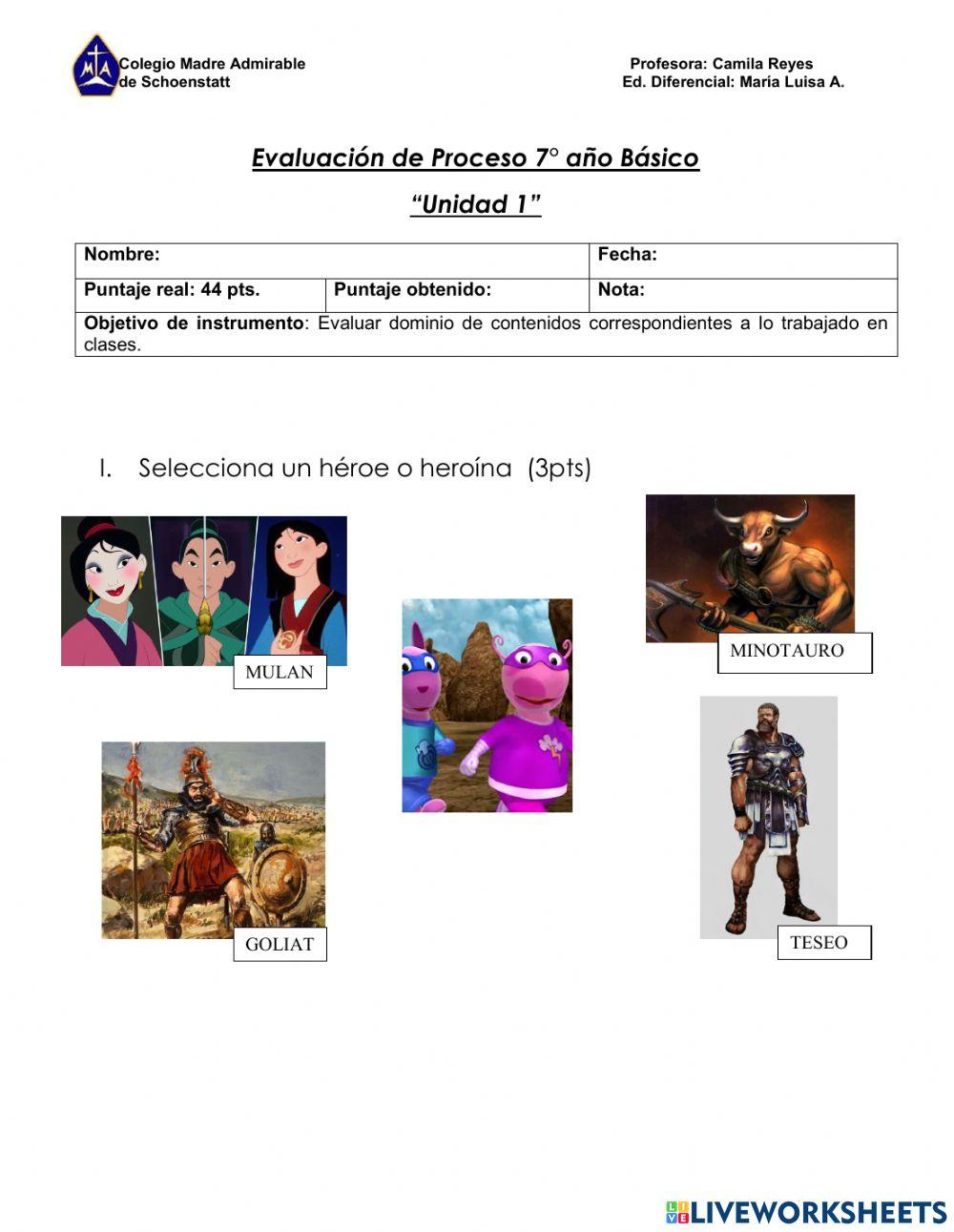 Evaluación Diagnóstica