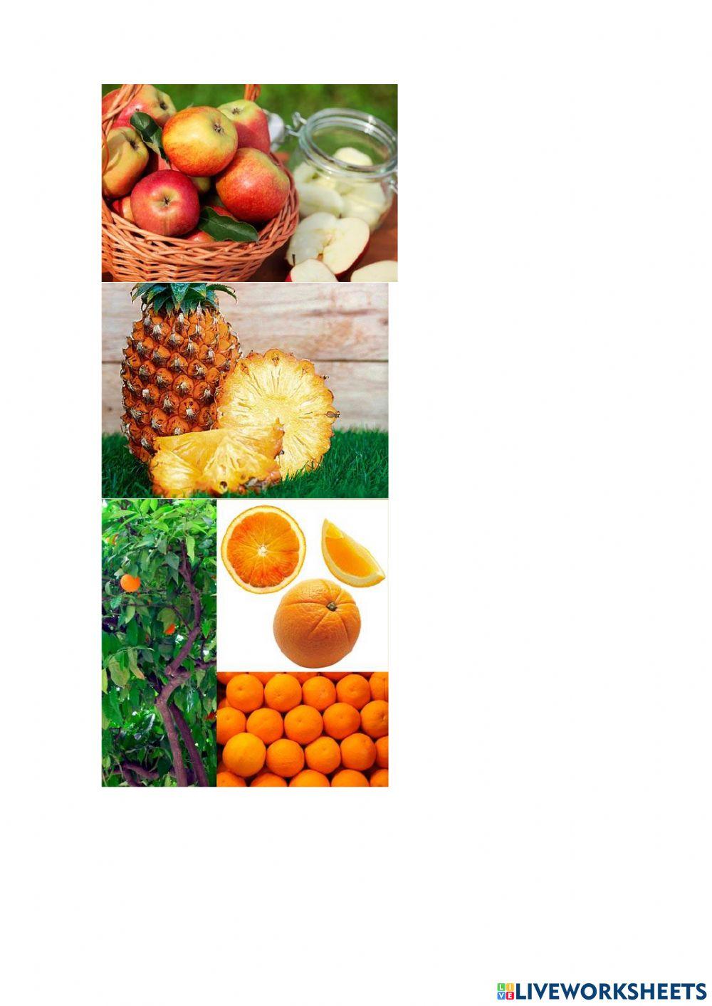Frutas de la sierra ecuatoriana: