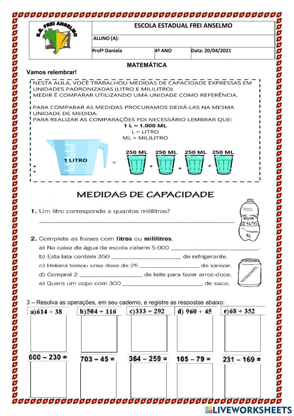 Medida de capacidade