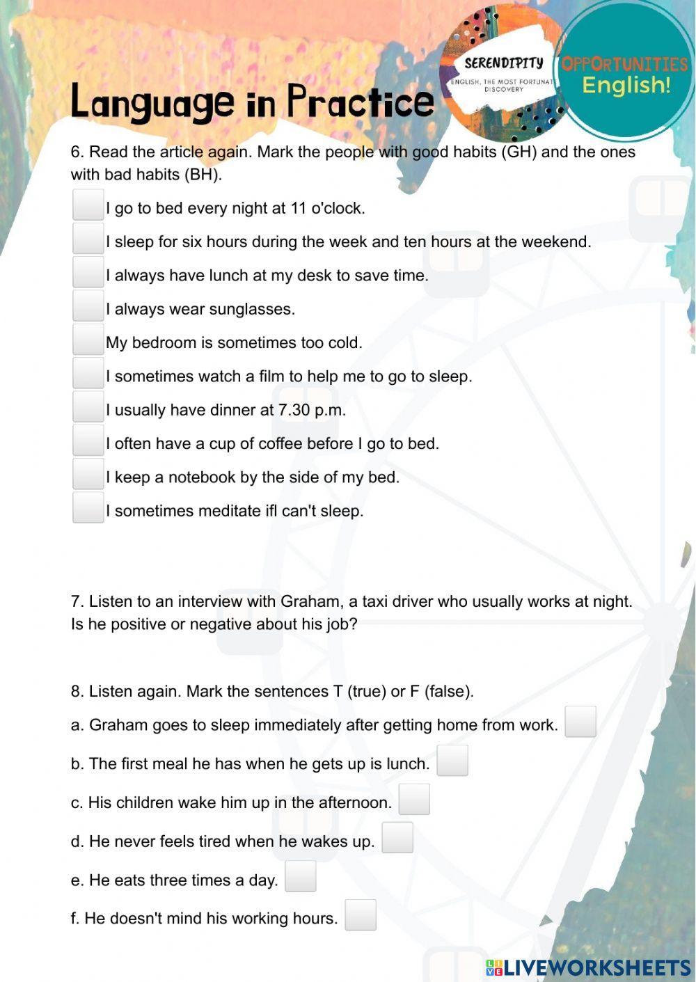 11B pre intermediate homework