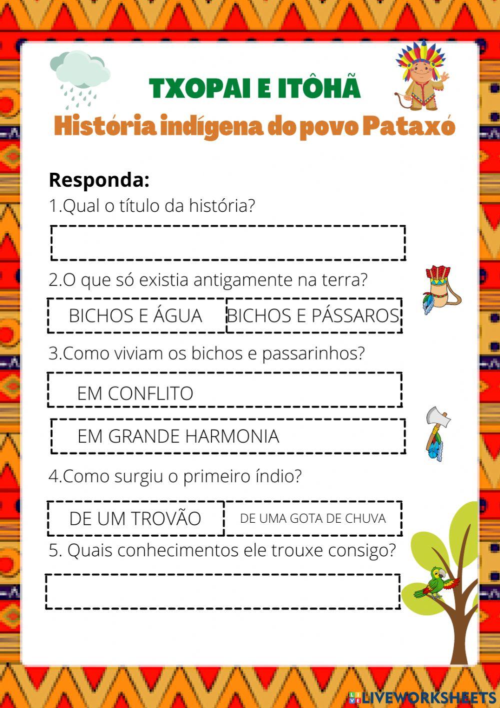 TXOPAI E ITÔHÃ, história indígena do povo Pataxó