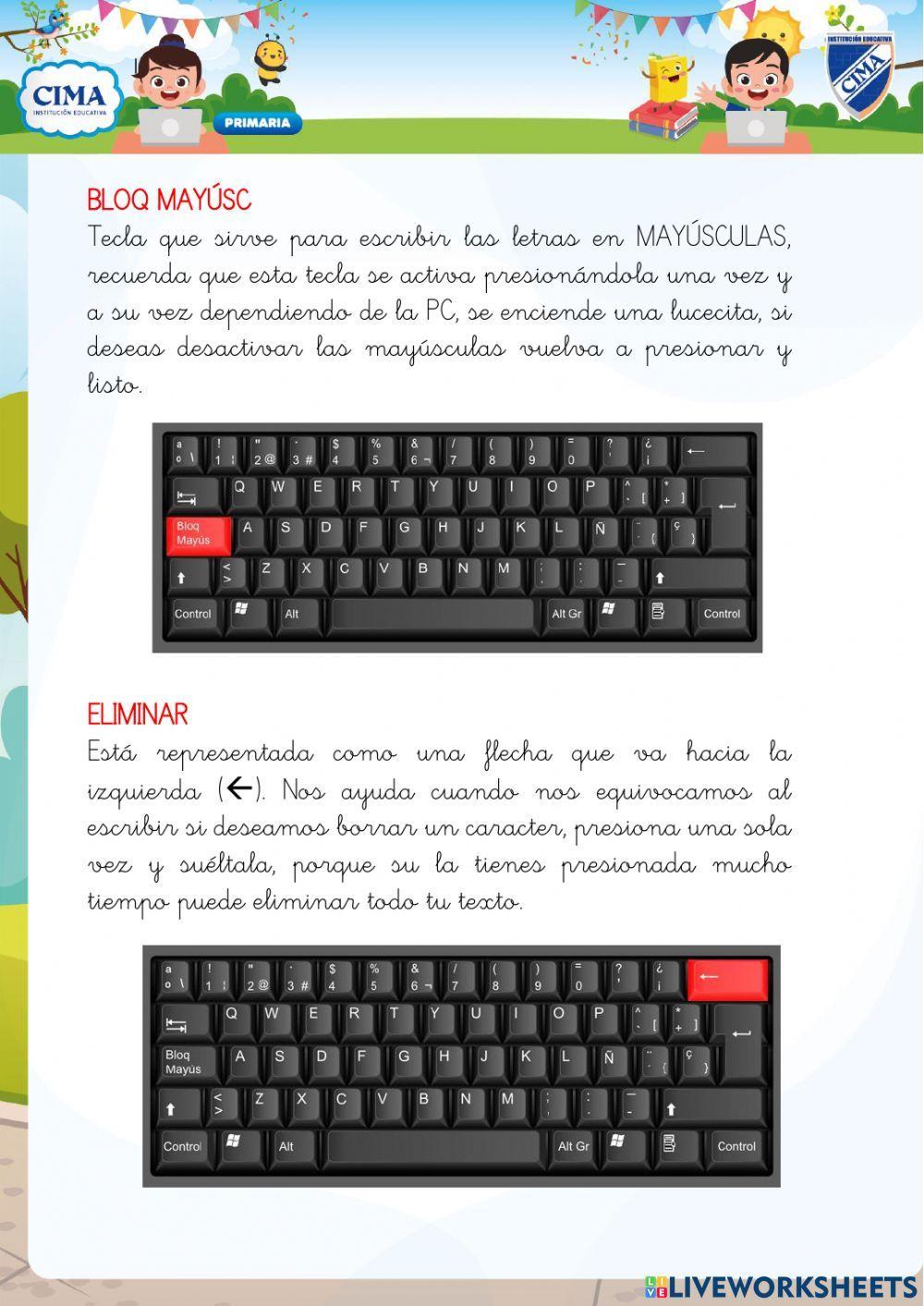 Ficha 06: teclas especiales