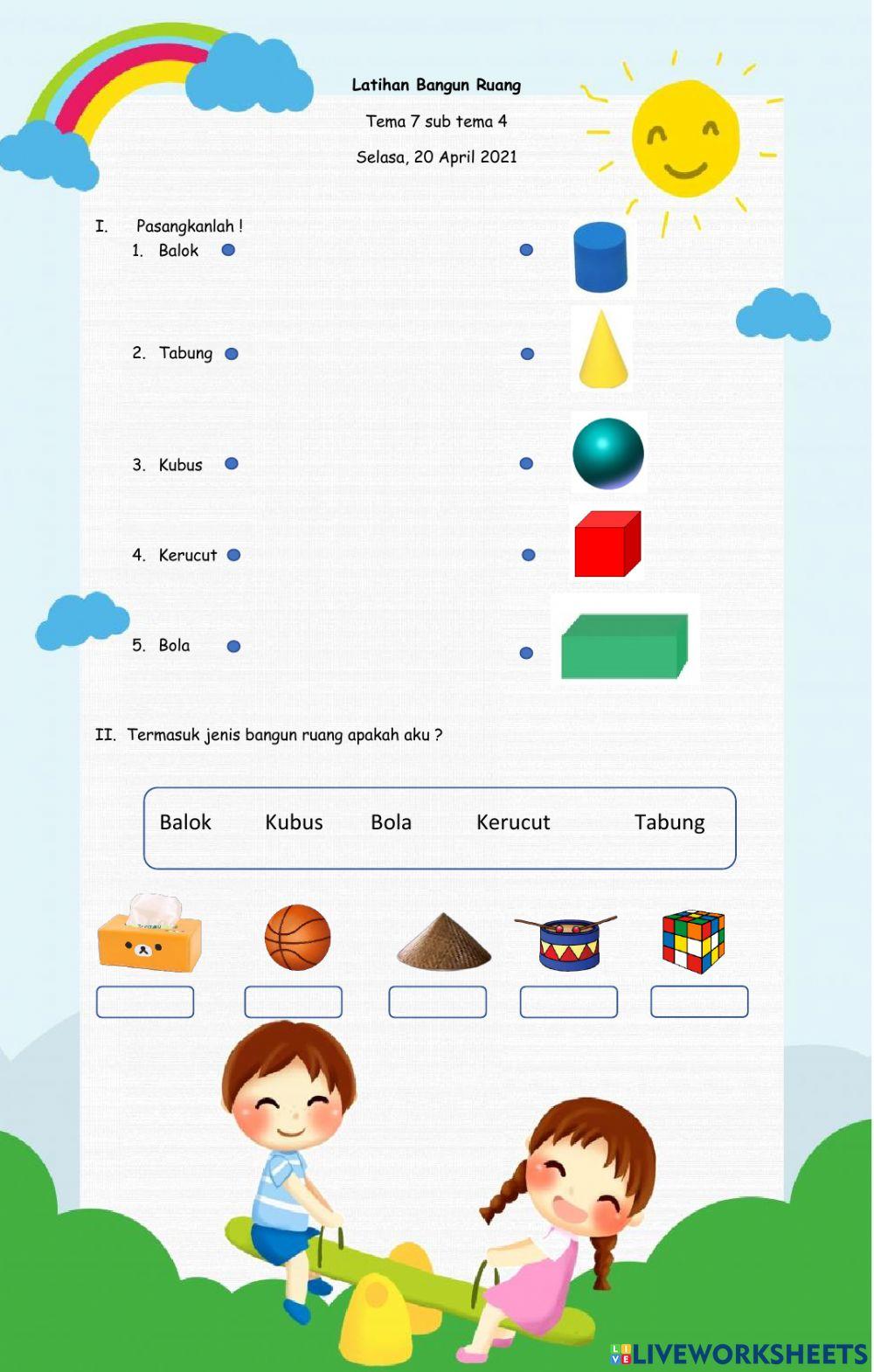 Latihan Bangun Ruang