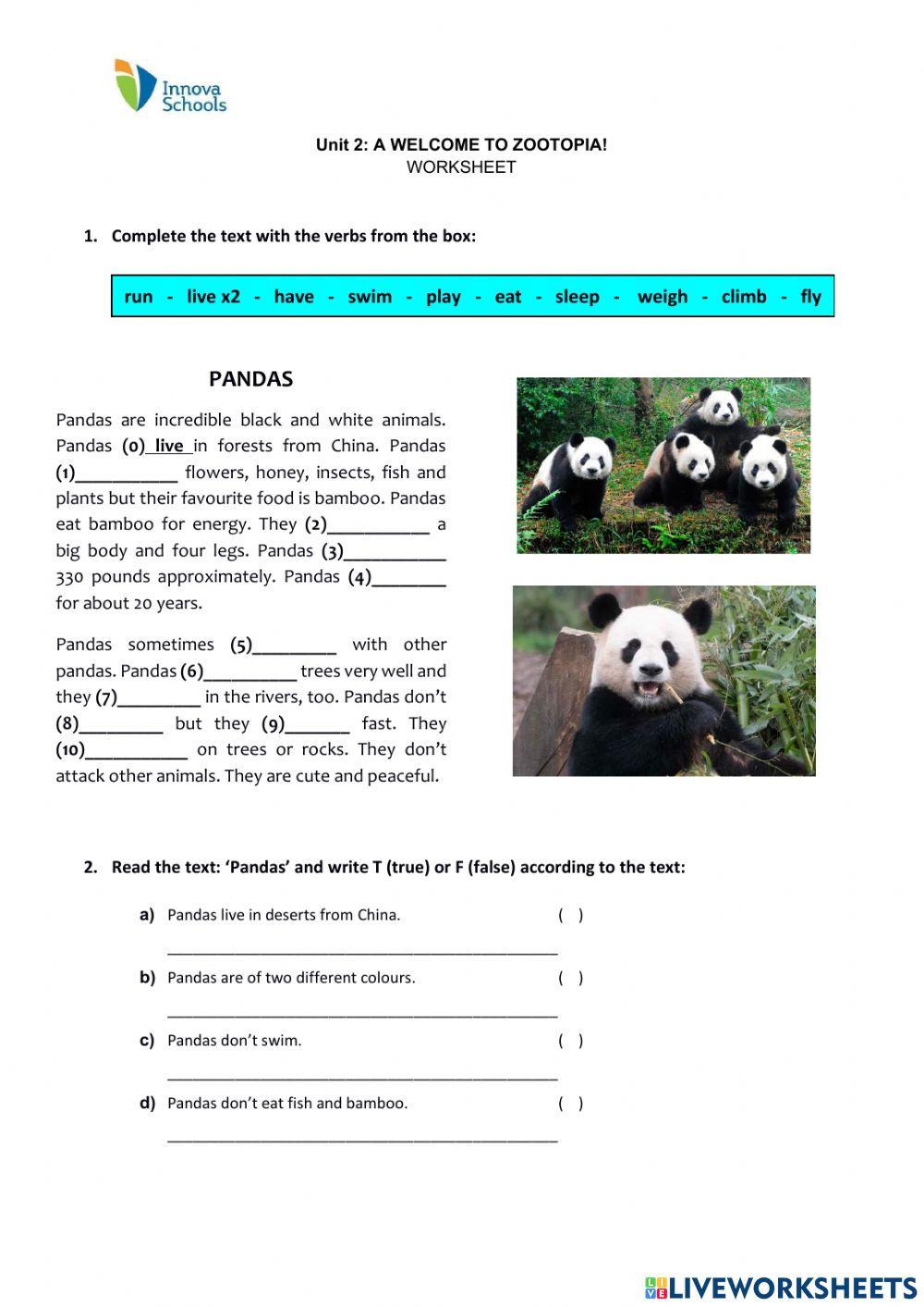 Present Simple Worksheet
