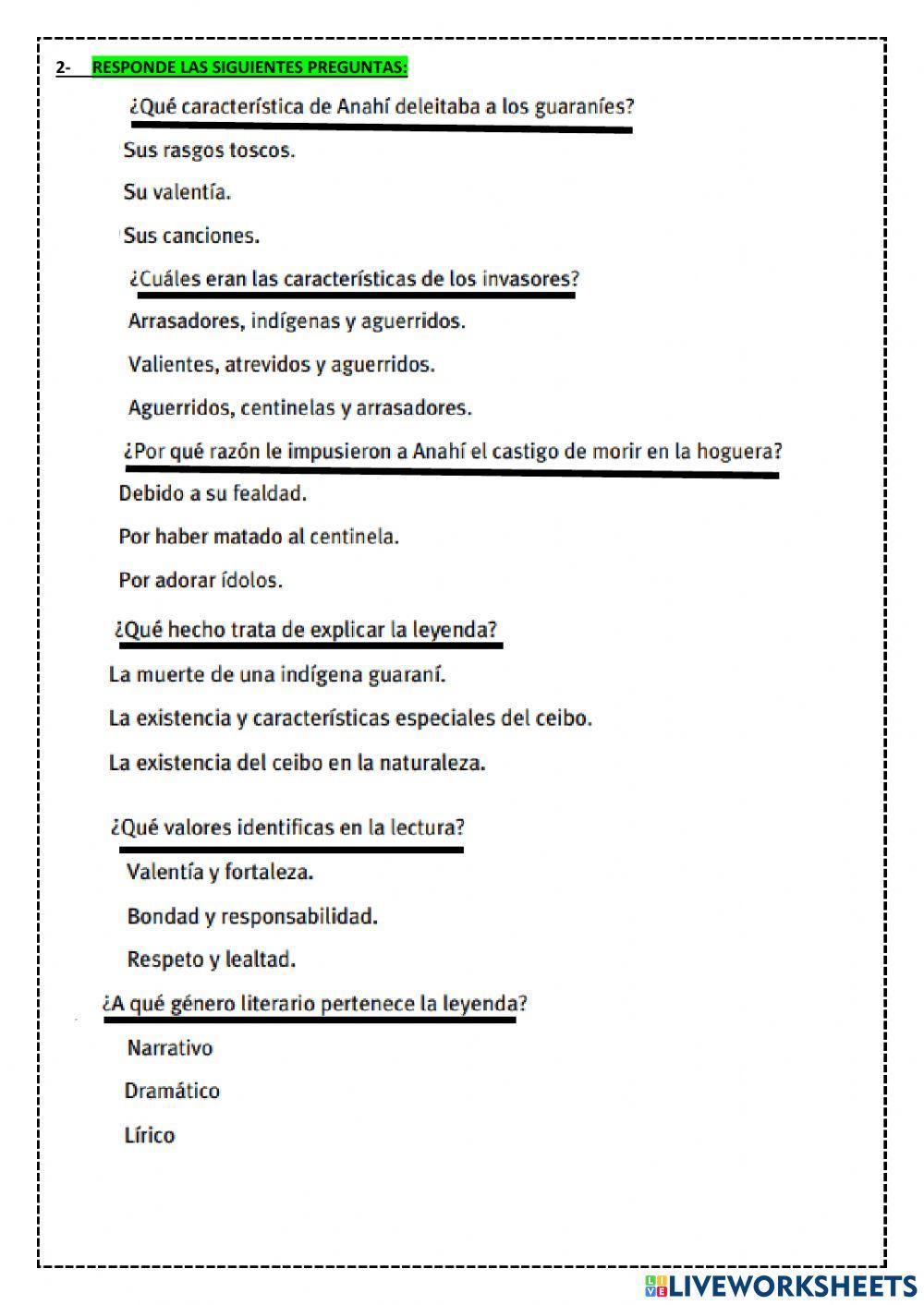 Leyenda flor del ceibo