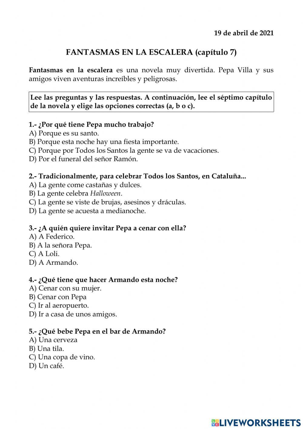 Fantasmas en la escalera Capítulo 7