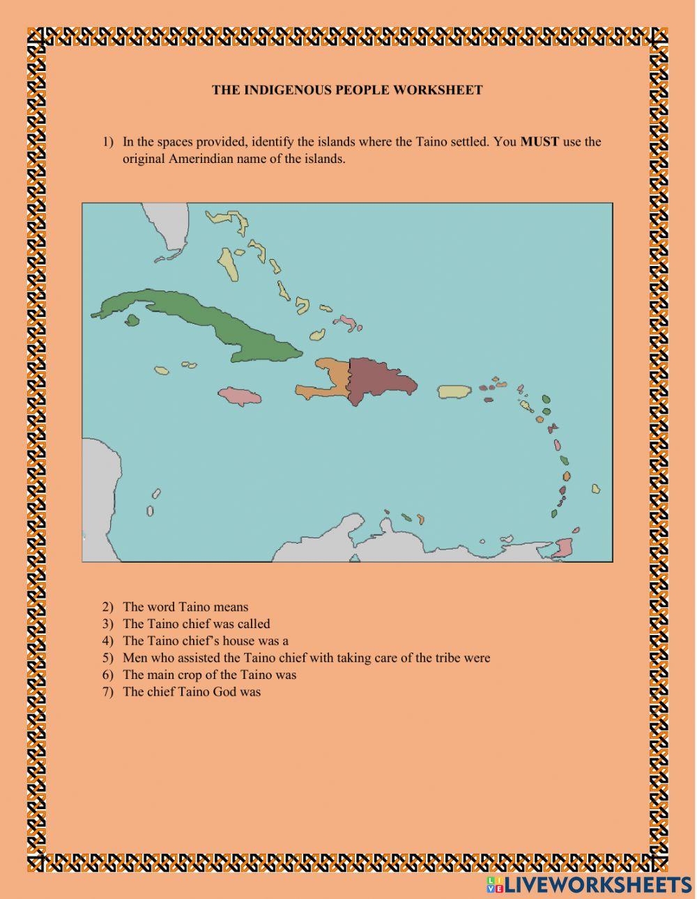 The Indigenous People of the Caribbean: The Taino