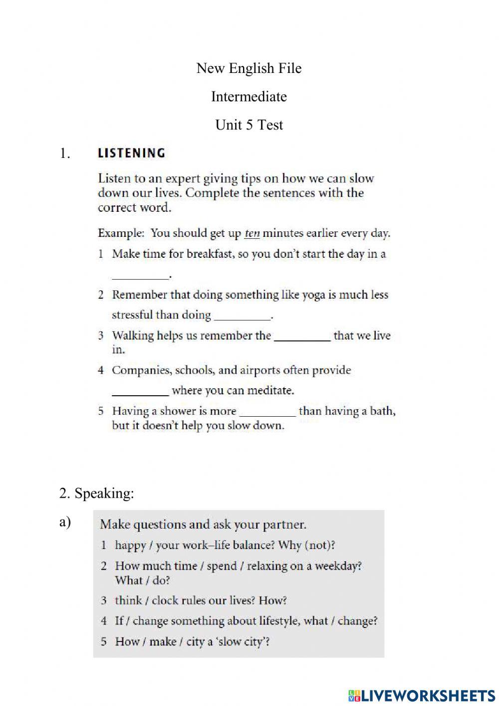 New English File Intermediate