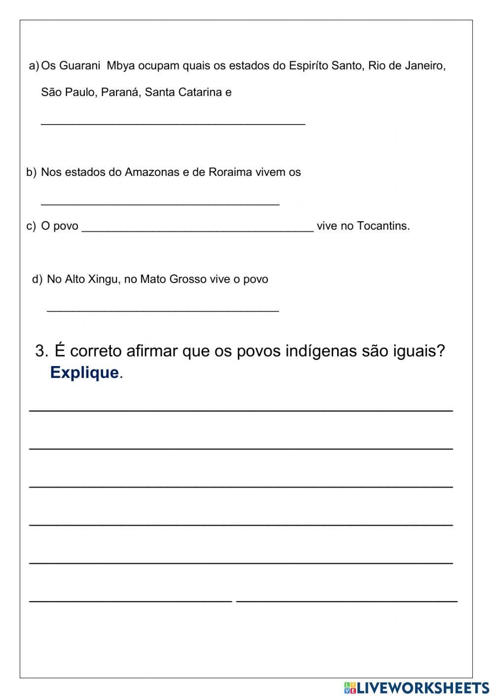 Modos de viver dos povos indígenas 2