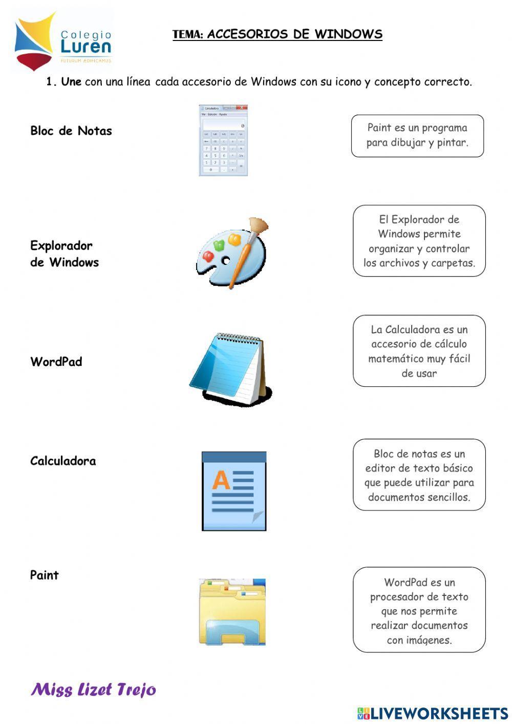 Accesorios de Windows