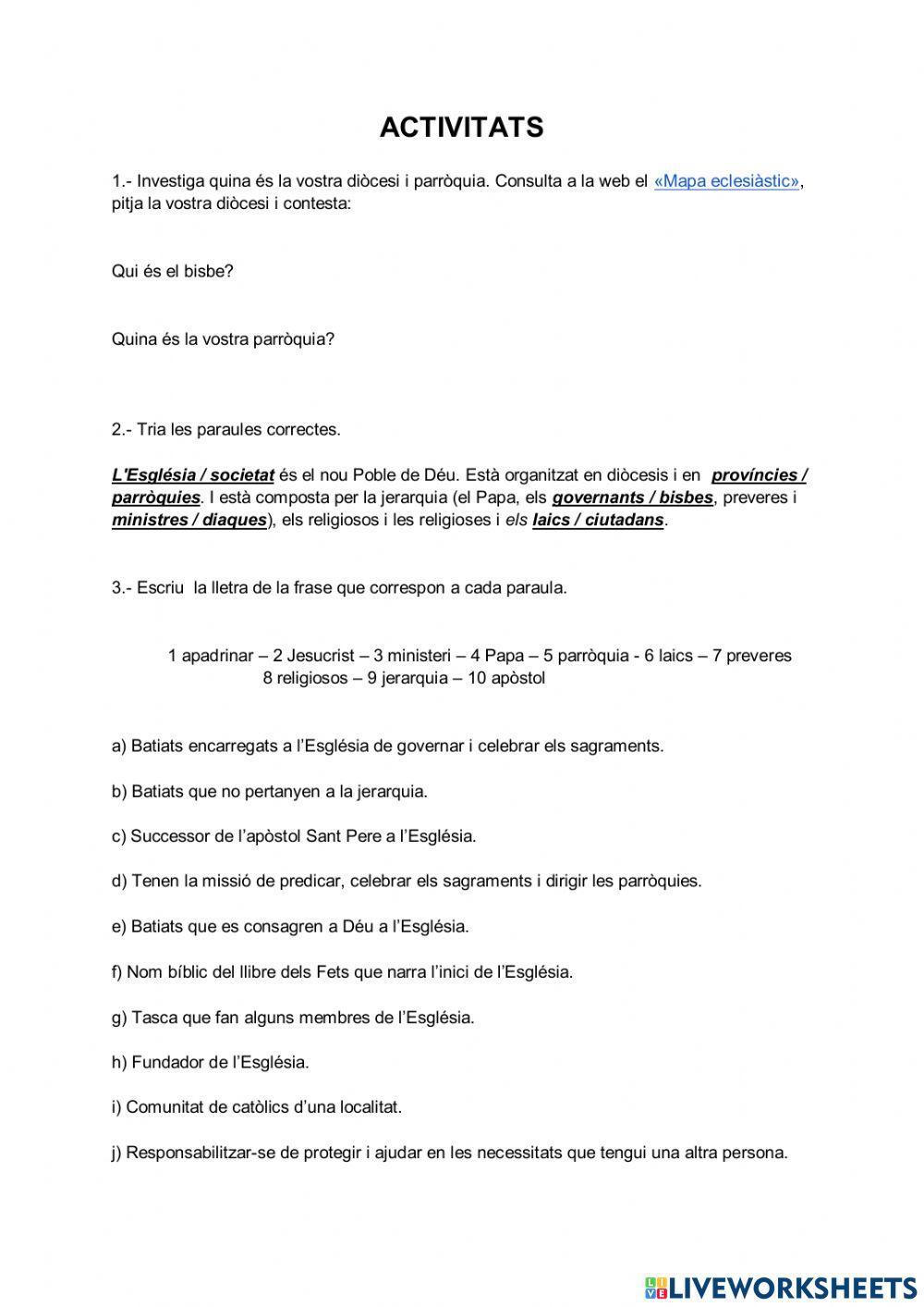 Els membres de l'Esglesia