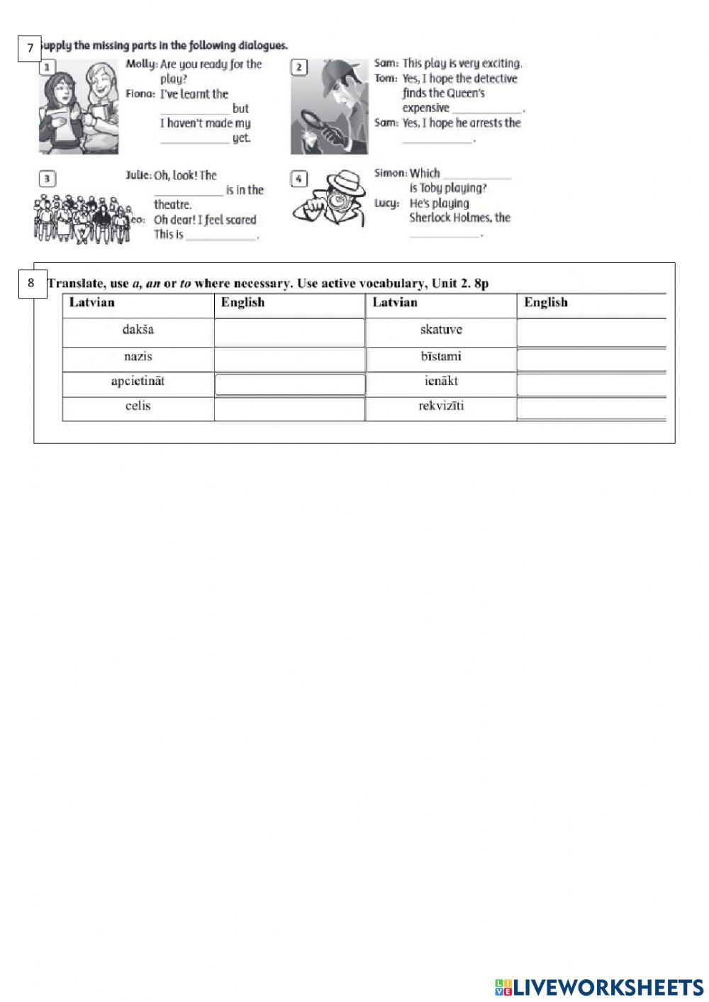 FF5 Unit 2 Vocabulary Test