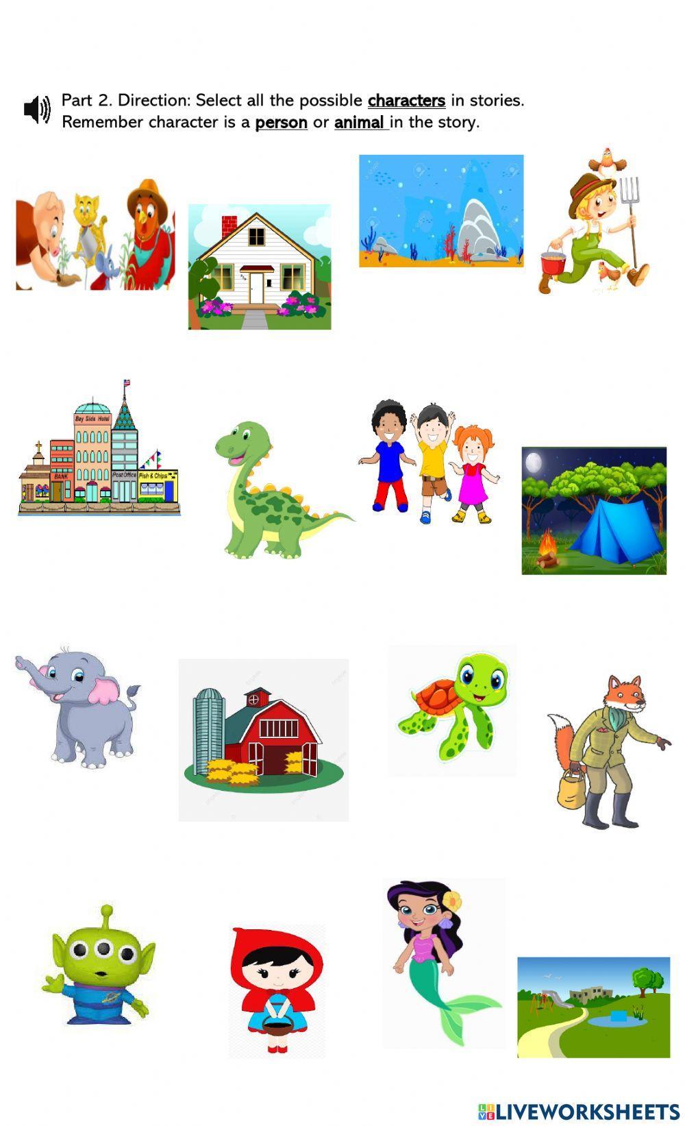 Characters and Settings