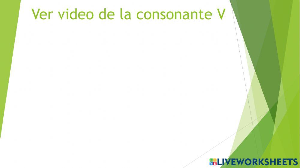 Consonante V-v