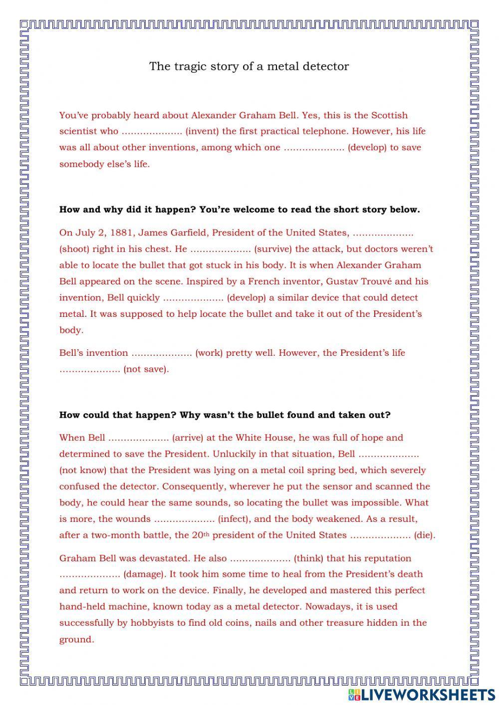 The tragic story of a metal detector