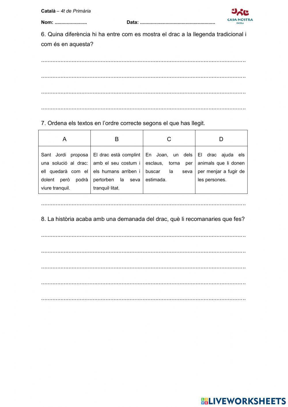 La llegenda de Sant Jordi