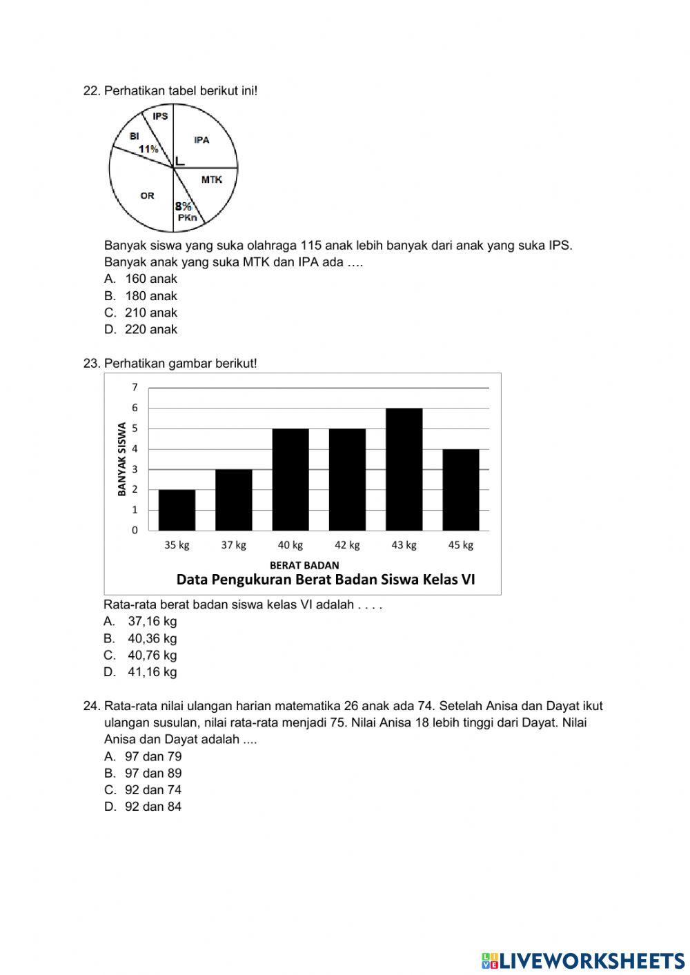 Latihan ASPD Matematika